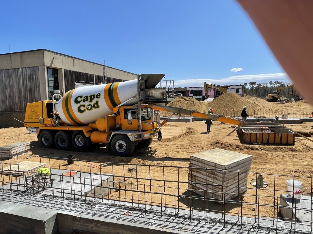 Nauset School, Eastham, Cape Cod ready mix
