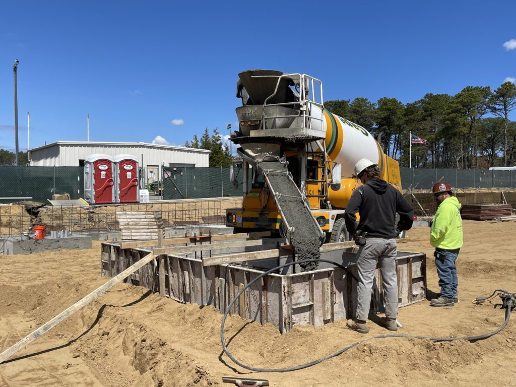 Nauset School, Eastham, Cape Cod ready mix
