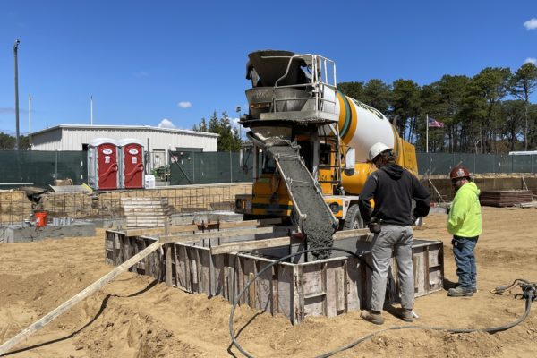 Nauset School, Eastham, Cape Cod ready mix