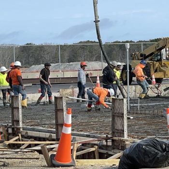 Base for a new Hanger at Cape Cod Gateway Airport, Hyannis